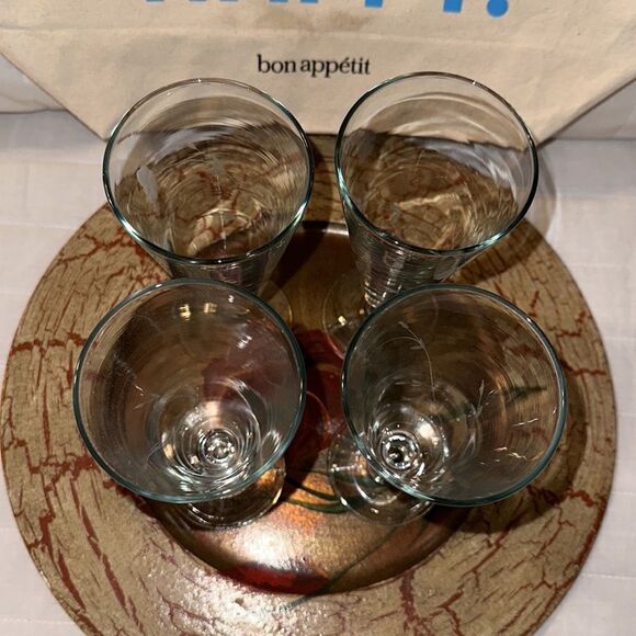 Princess House set of 4 Finely Crafted Crystal Glasses - Picture 7 of 16